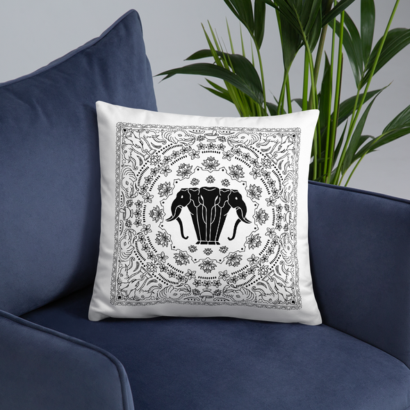 Lotus Paisley Bandana Pillow