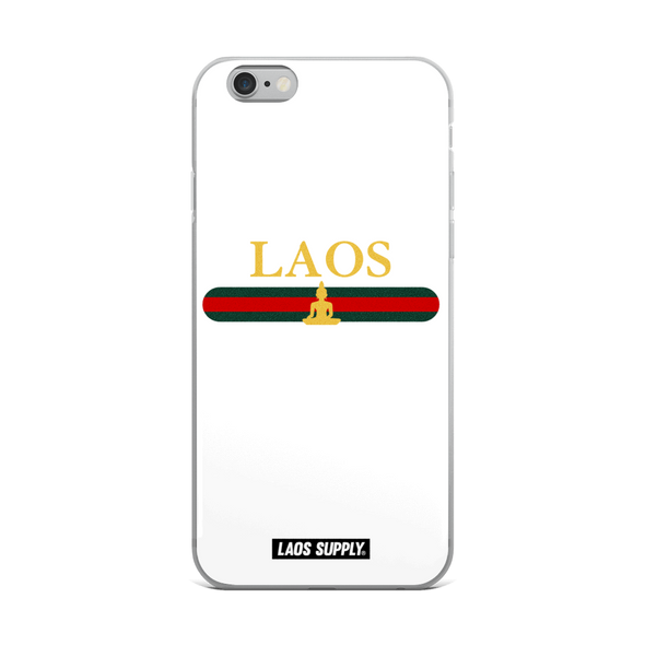 Laos Buddha Stripe iPhone Case