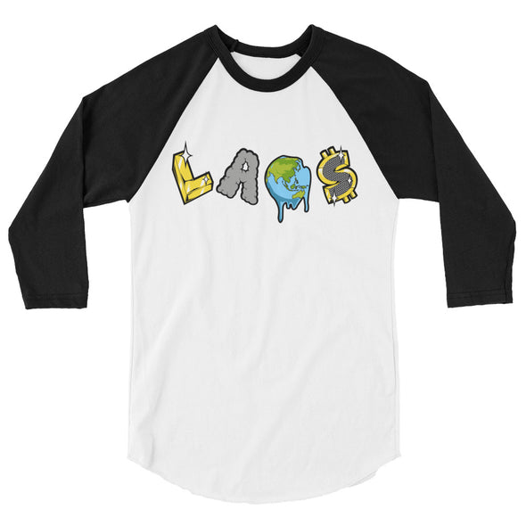 LAOS Shine 3/4 sleeve raglan shirt