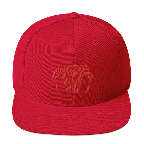 Three Head Elephant Snapback Hat