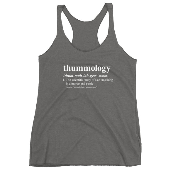Thummology Women's Racerback Tank (IamSaeng)