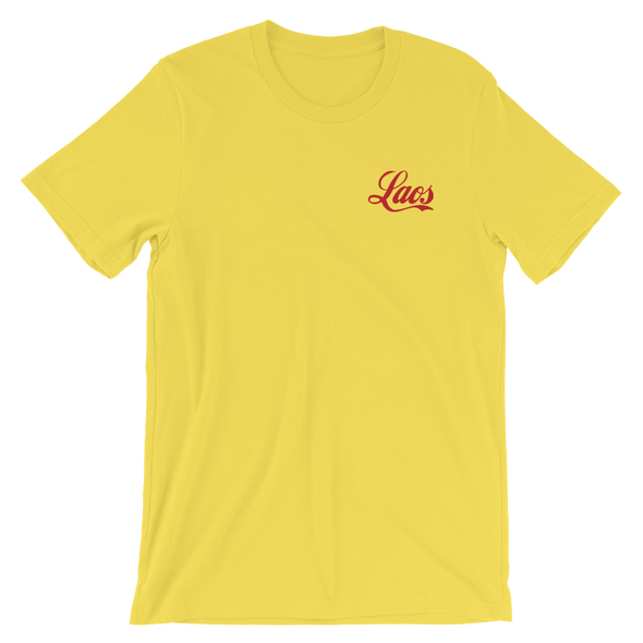 Laos Cola Script Pocket Hit T-Shirt