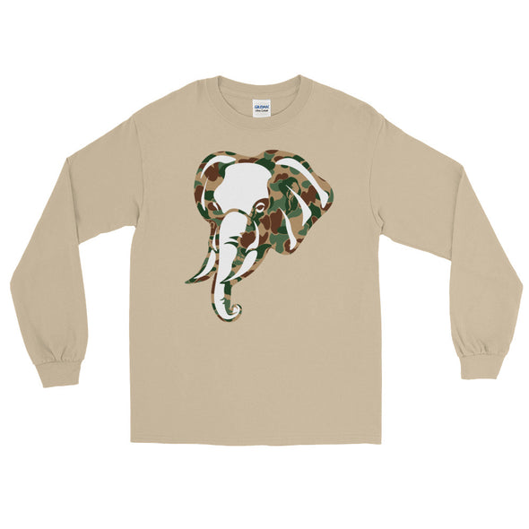A Bathing Elephant Long Sleeve T-Shirt