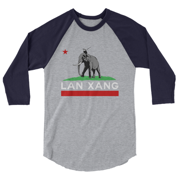 Lan Xang Republic Men's 3/4 sleeve raglan shirt