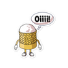 Character Oiii Bubble-free stickers