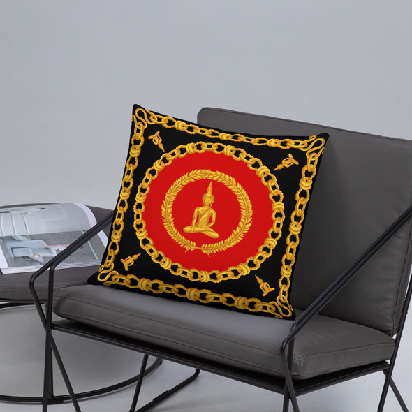 Golden Buddha Chain Basic Pillow