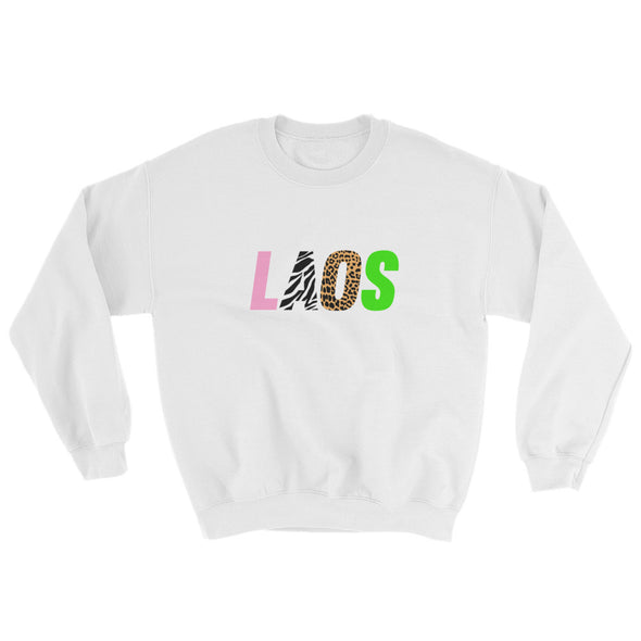 Laos Zoo Logo Men's Crew Sweatshirt