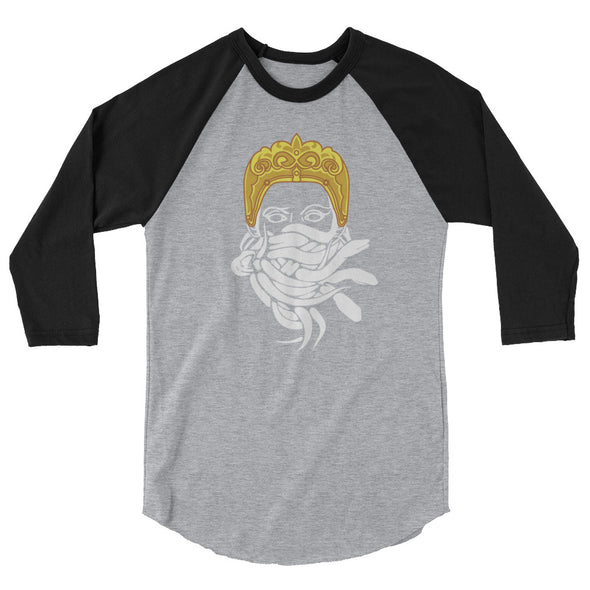 Lao Queen Medusa 3/4 sleeve raglan shirt