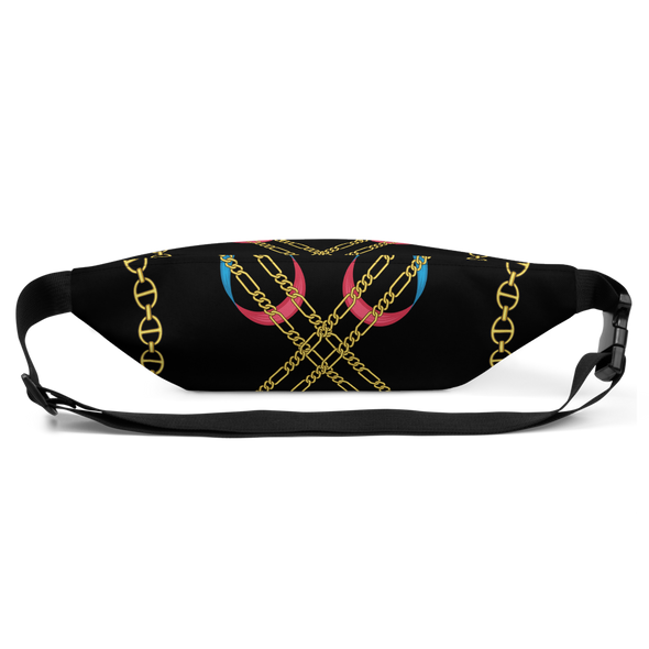 Crossed Chain Fanny Pack