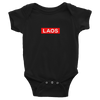 Laos Box Logo Infant Bodysuit