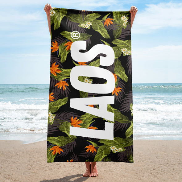 Birds Of Paradise Beach Towel