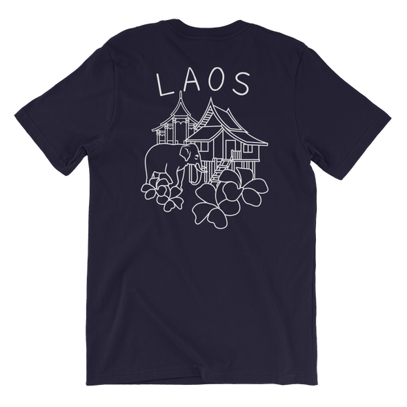 Lao Culture Line Art T-Shirt