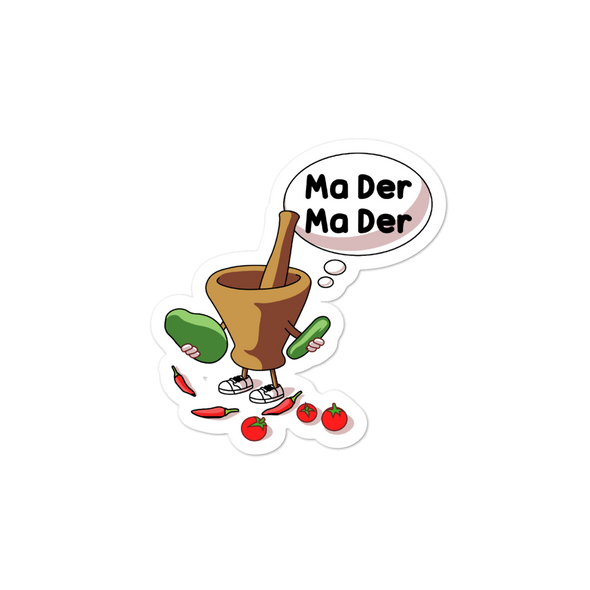 Character Ma Der Ma Der Bubble-free stickers