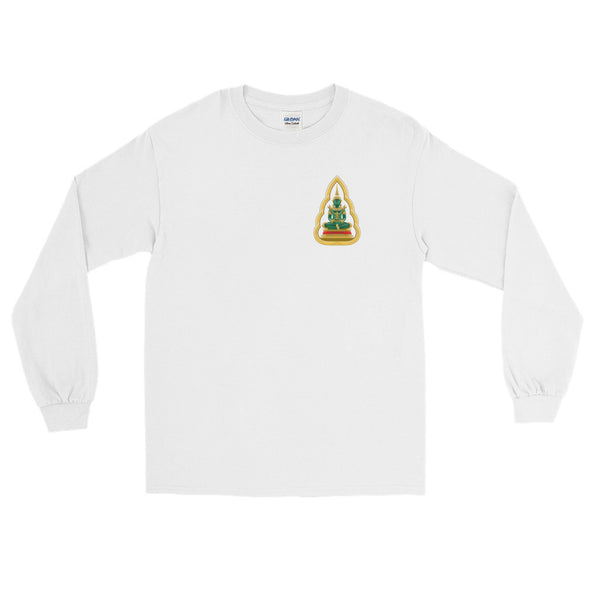Emerald Buddha Pocket Long Sleeve T-Shirt