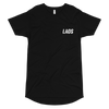 Laos OG Embroidered Logo Long Scoop Tee