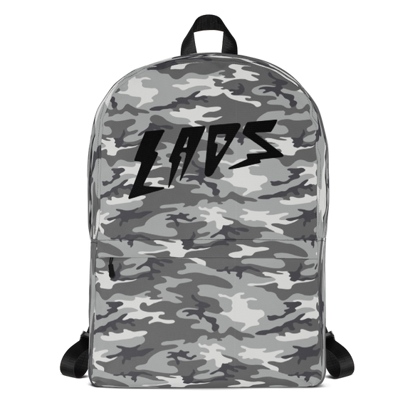 Laos Grey Camo All-Over Backpack