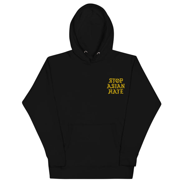 Stop Asian Hate Embroidered Logo Hoodie