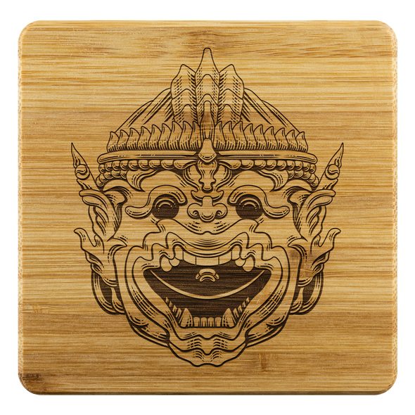 Monkey King Bamboo Coasters